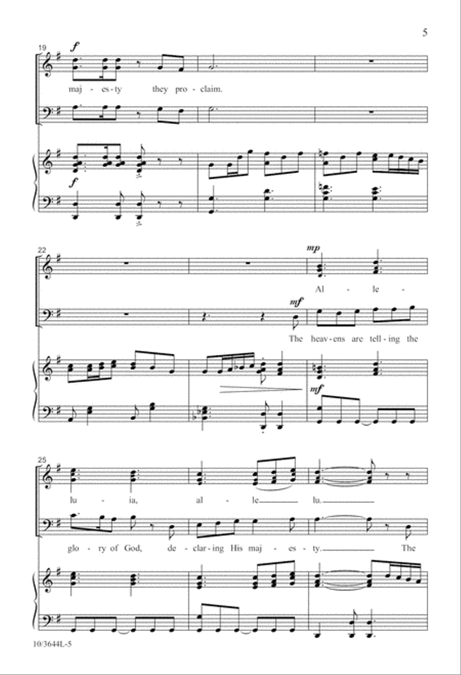 We Sing Glory to God! 3-Part scores gallery preview page 5