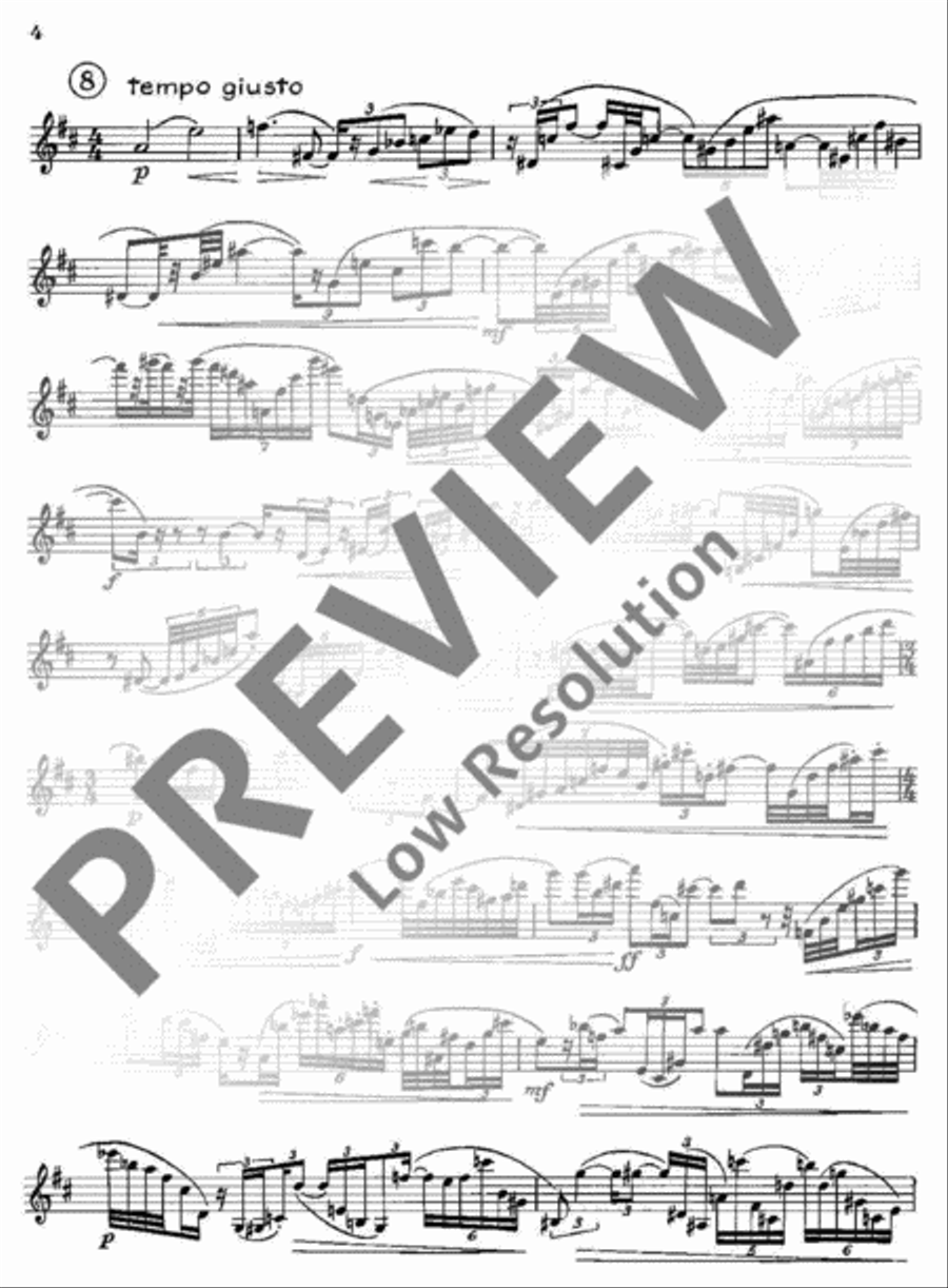 Le Miracle de la Rose Le Miracle de la Rose Clarinet scores gallery preview page 5