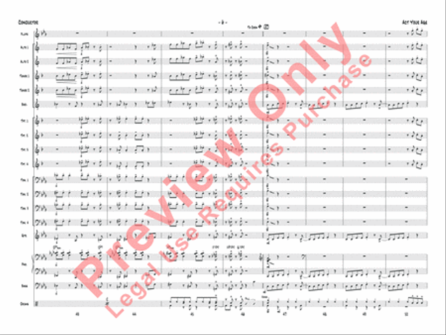 Act Your Age Jazz Ensemble scores gallery preview page 9