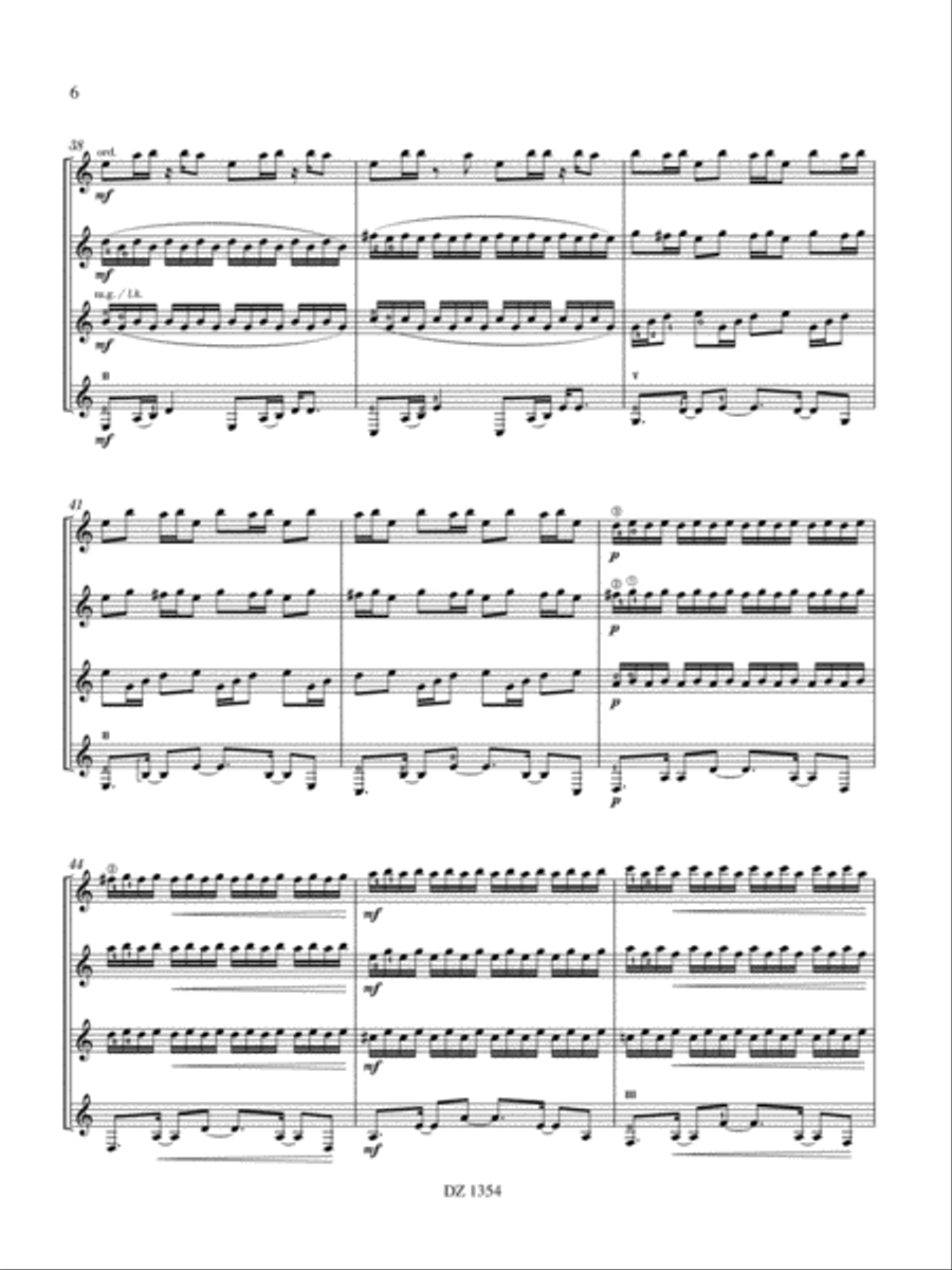 Pop Styles - Guitar Lounge Guitar Ensemble scores gallery preview page 6
