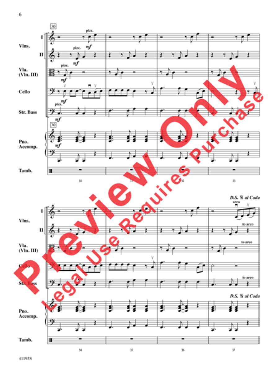 Just Give Me a Reason String Orchestra scores gallery preview page 7