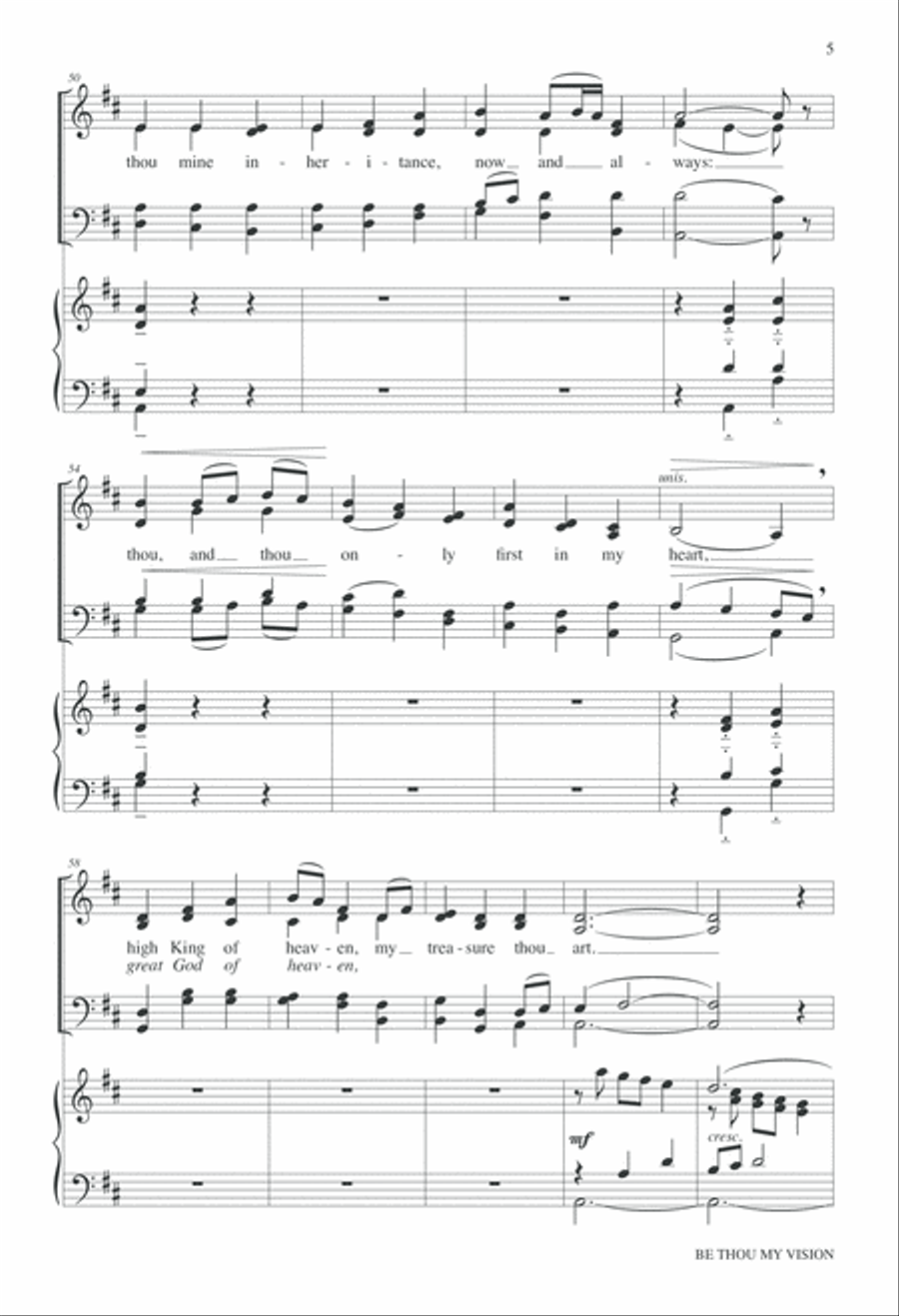 Be Thou My Vision Be Thou My Vision 4-Part scores gallery preview page 6