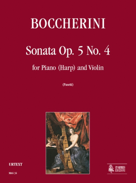 Sonata Op. 5 No. 4 for Piano (Harp) and Violin image number null