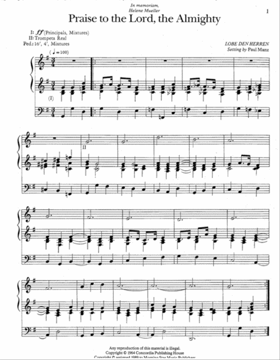 Five Hymn Improvisations for Weddings and General Use Organ scores gallery preview page 2