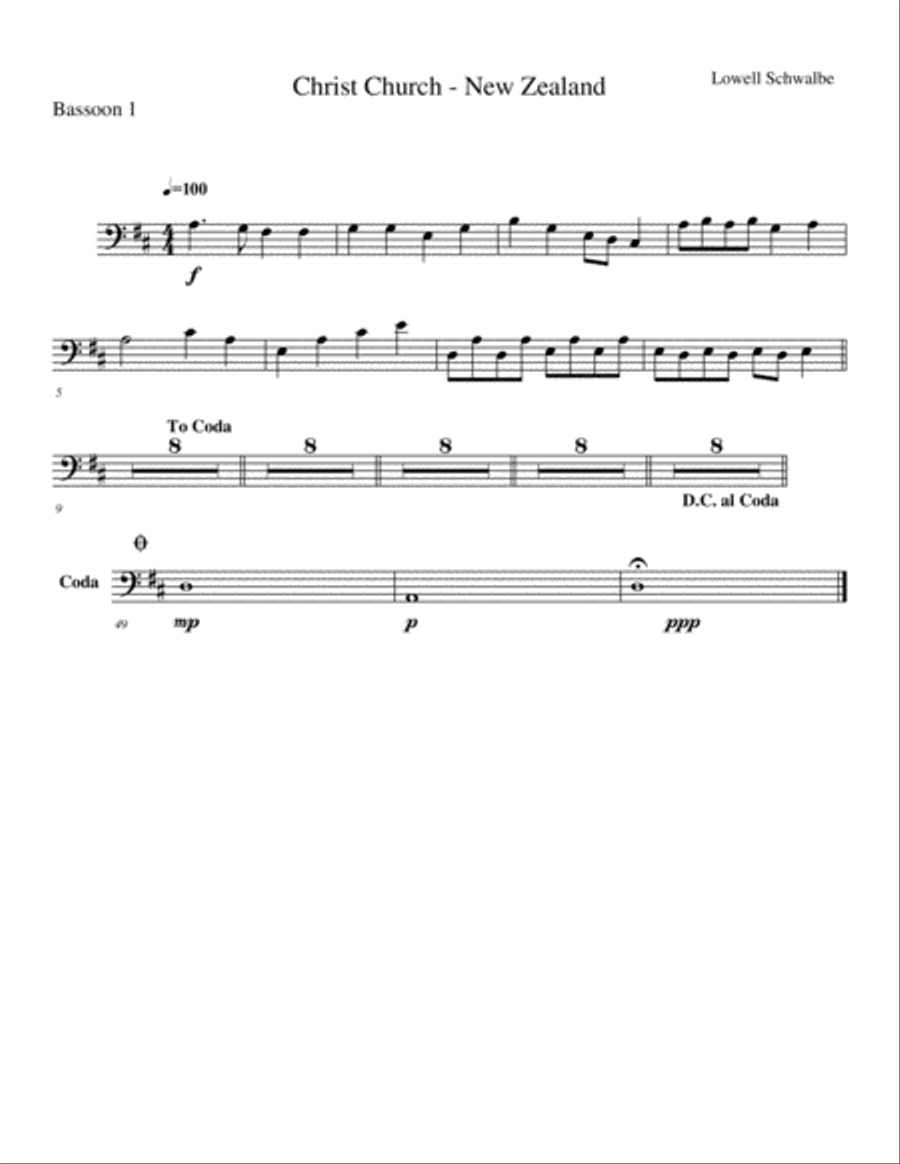 Christ Church of New Zealand Full Orchestra scores gallery preview page 2