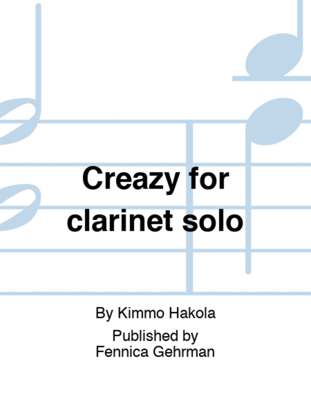 Creazy for clarinet solo