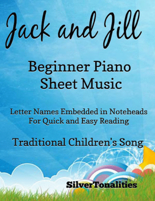 Book cover for Jack and Jill Beginner Piano Sheet Music