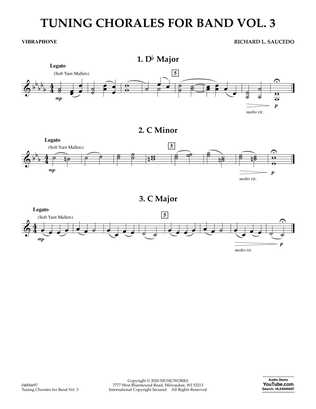 Tuning Chorales for Band Vol. 3 - Vibraphone