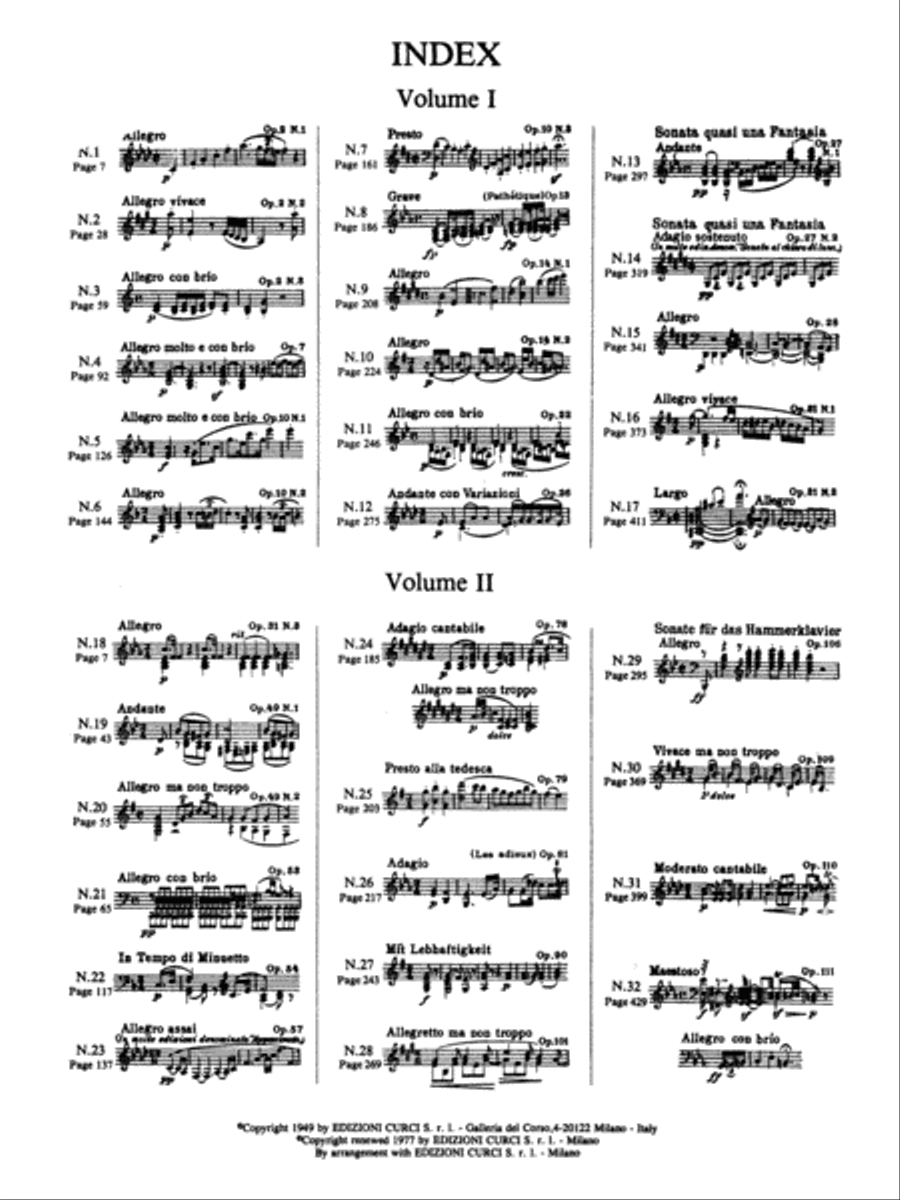 Beethoven -- Sonatas, Volume 2 Piano Solo scores gallery preview page 2