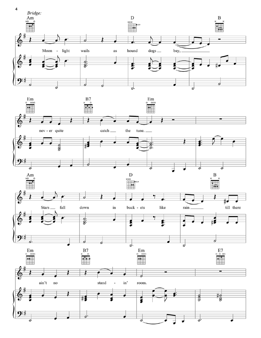 Lazy River Road Piano, Vocal, Guitar scores gallery preview page 4