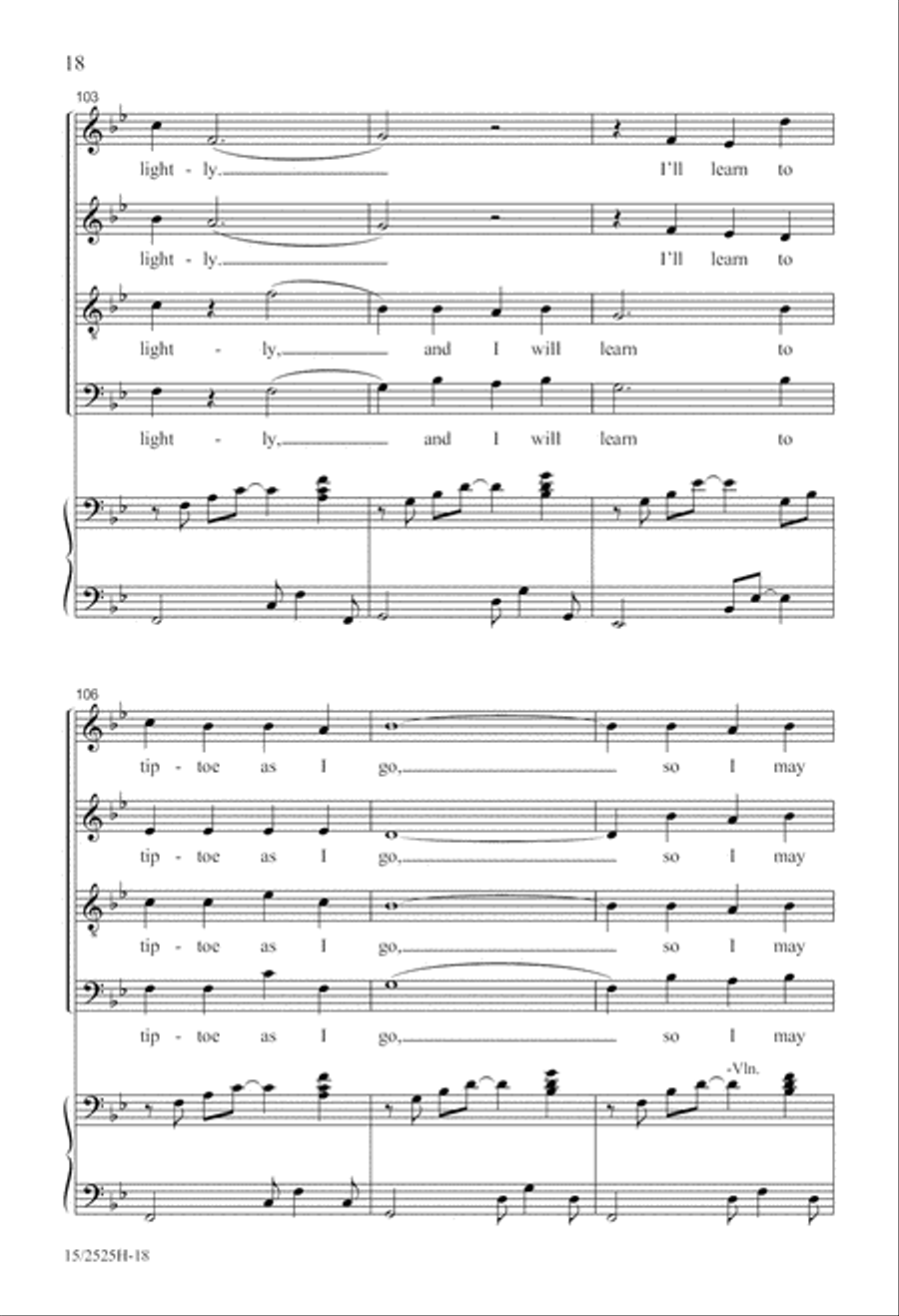 I Will Tread Lightly I Will Tread Lightly 4-Part scores gallery preview page 18
