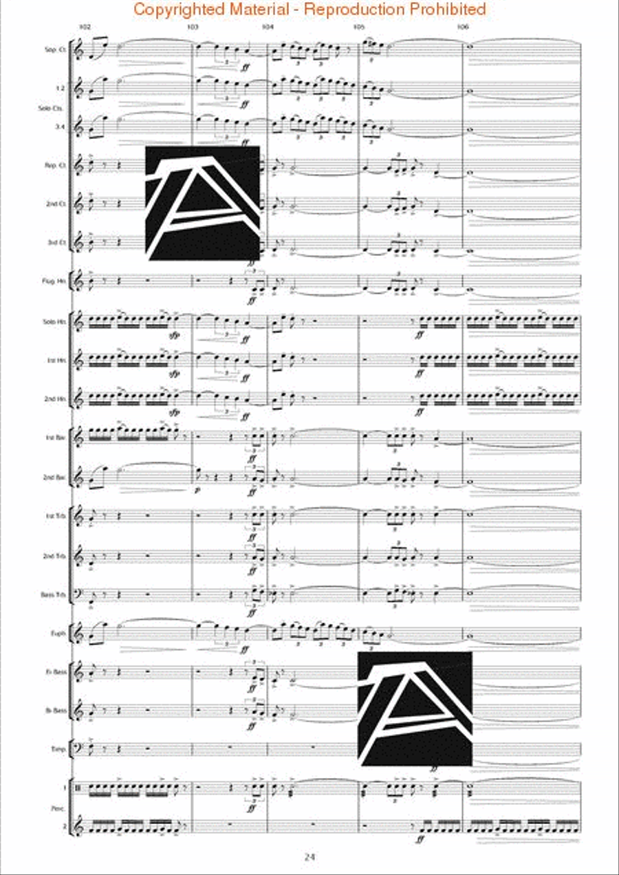 Surround Sound Brass Band scores gallery preview page 25