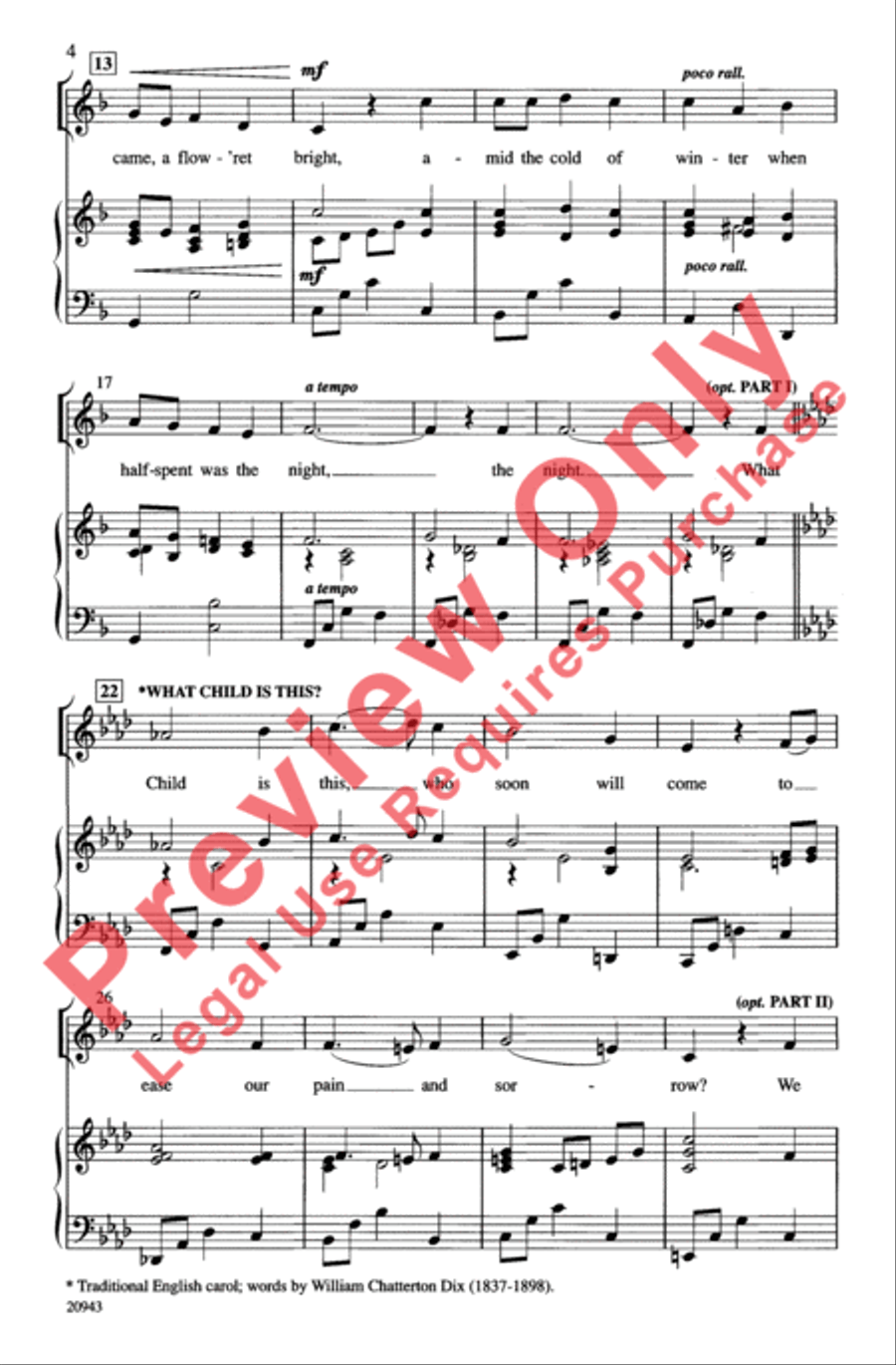The Rose E'er Blooming The Rose E'er Blooming Unison Choir scores gallery preview page 4
