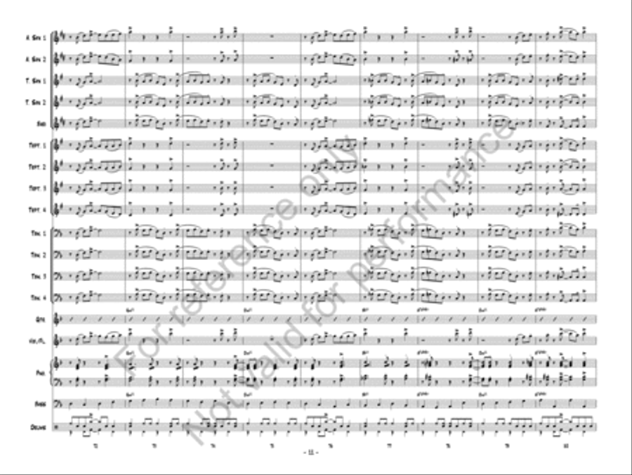 Two-Lip Blues Jazz Ensemble scores gallery preview page 12