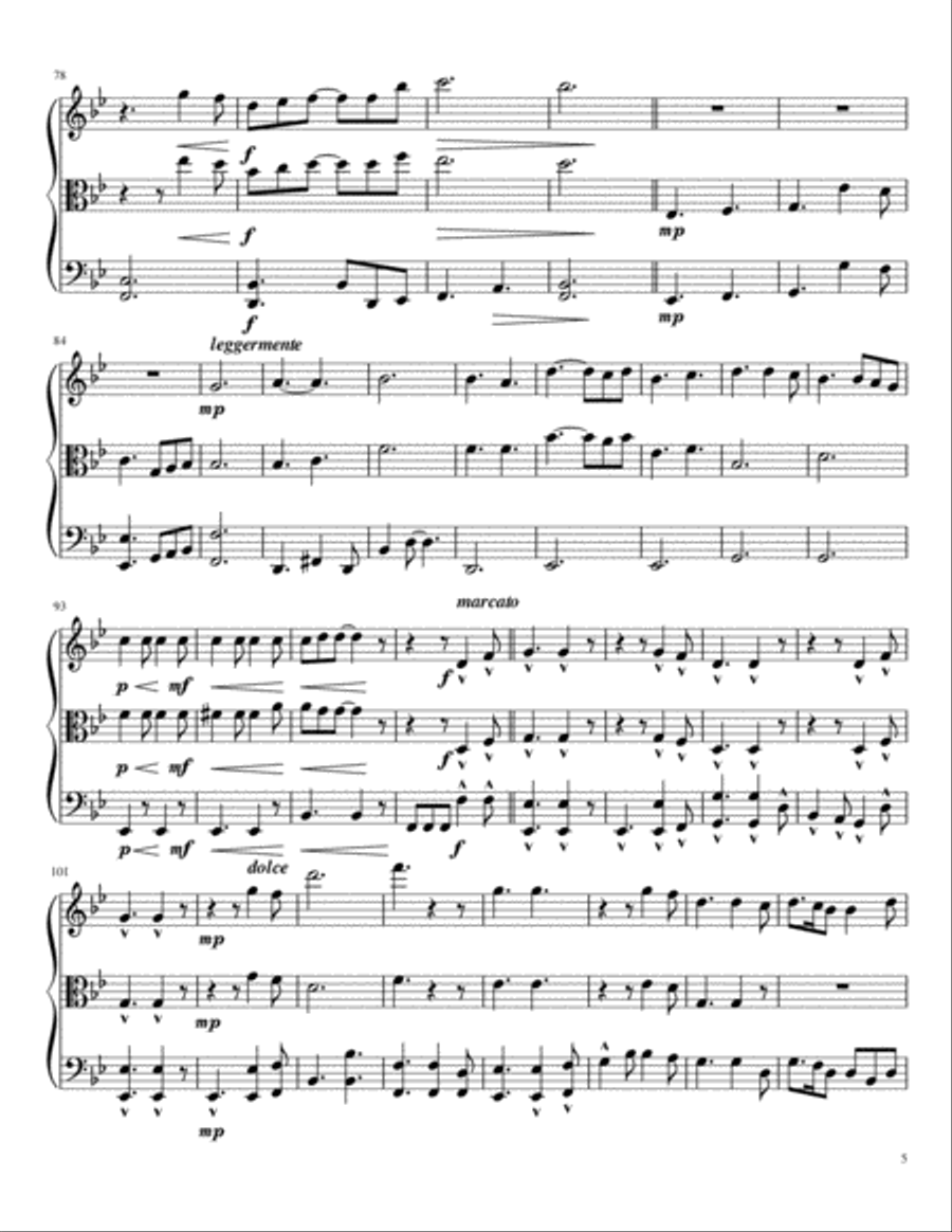 Hallelujah Small Ensemble scores gallery preview page 6