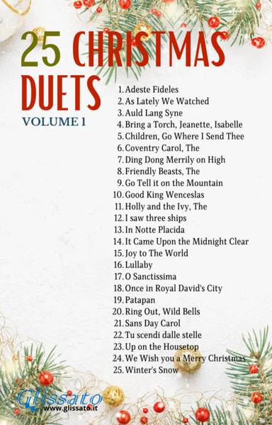 25 Christmas Duets for soprano recorder - VOL.1 image number null