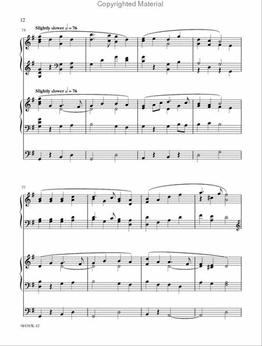 A Christmas Tapestry A Christmas Tapestry Organ scores gallery preview page 11