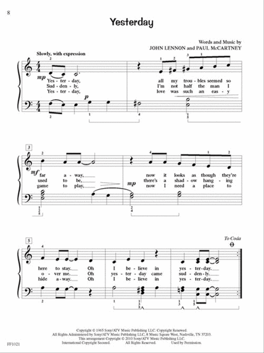 ChordTime Piano Rock 'n' Roll Piano Method scores gallery preview page 4