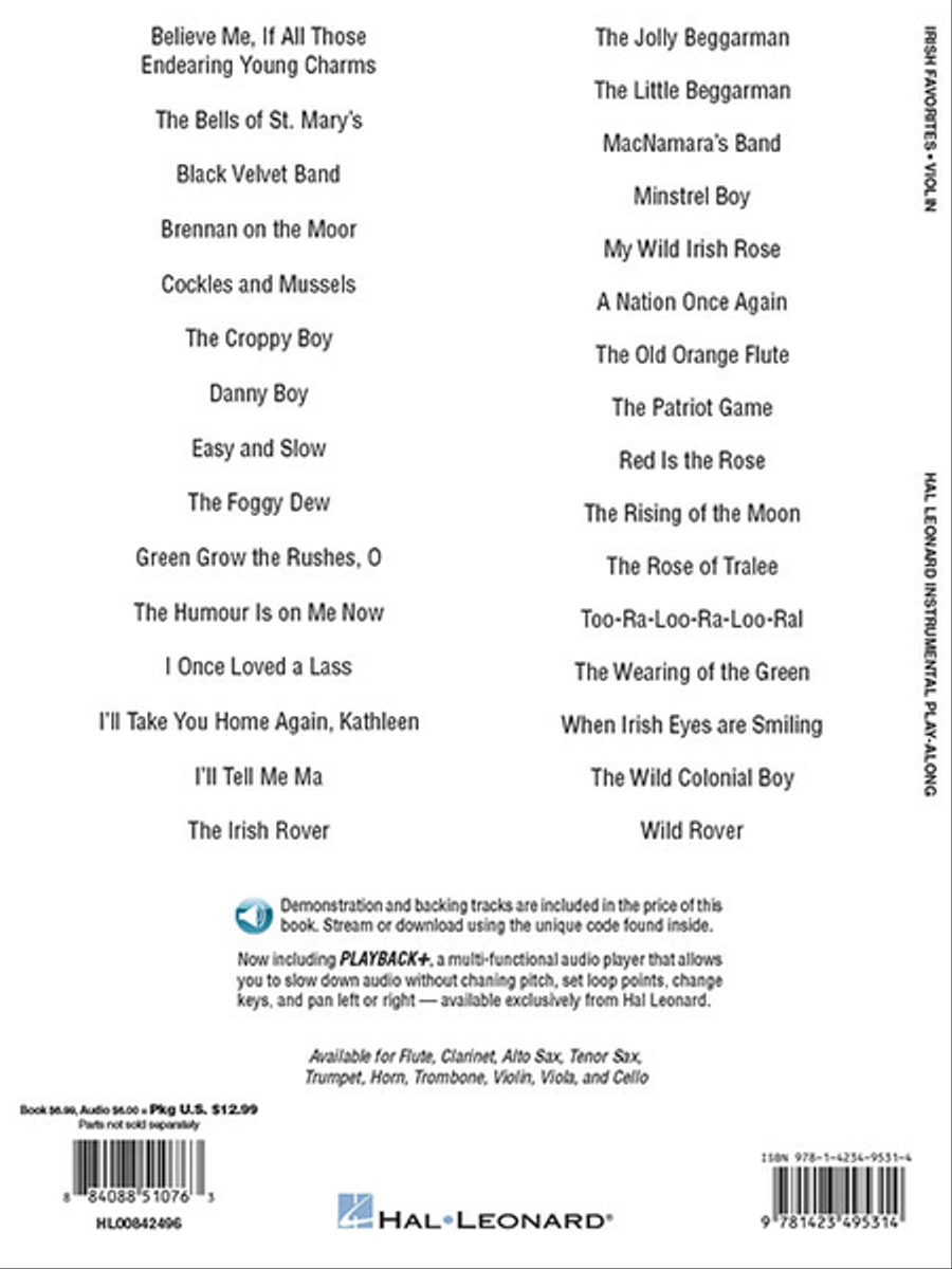 Irish Favorites Violin Solo scores gallery preview page 5