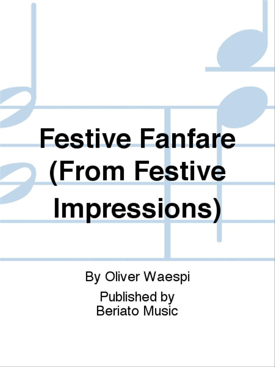 Book cover for Festive Fanfare (From Festive Impressions)