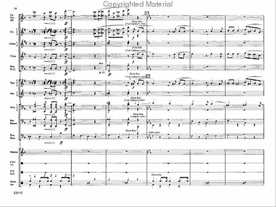 Alexander's Ragtime Band Alexander's Ragtime Band Concert Band scores gallery preview page 10