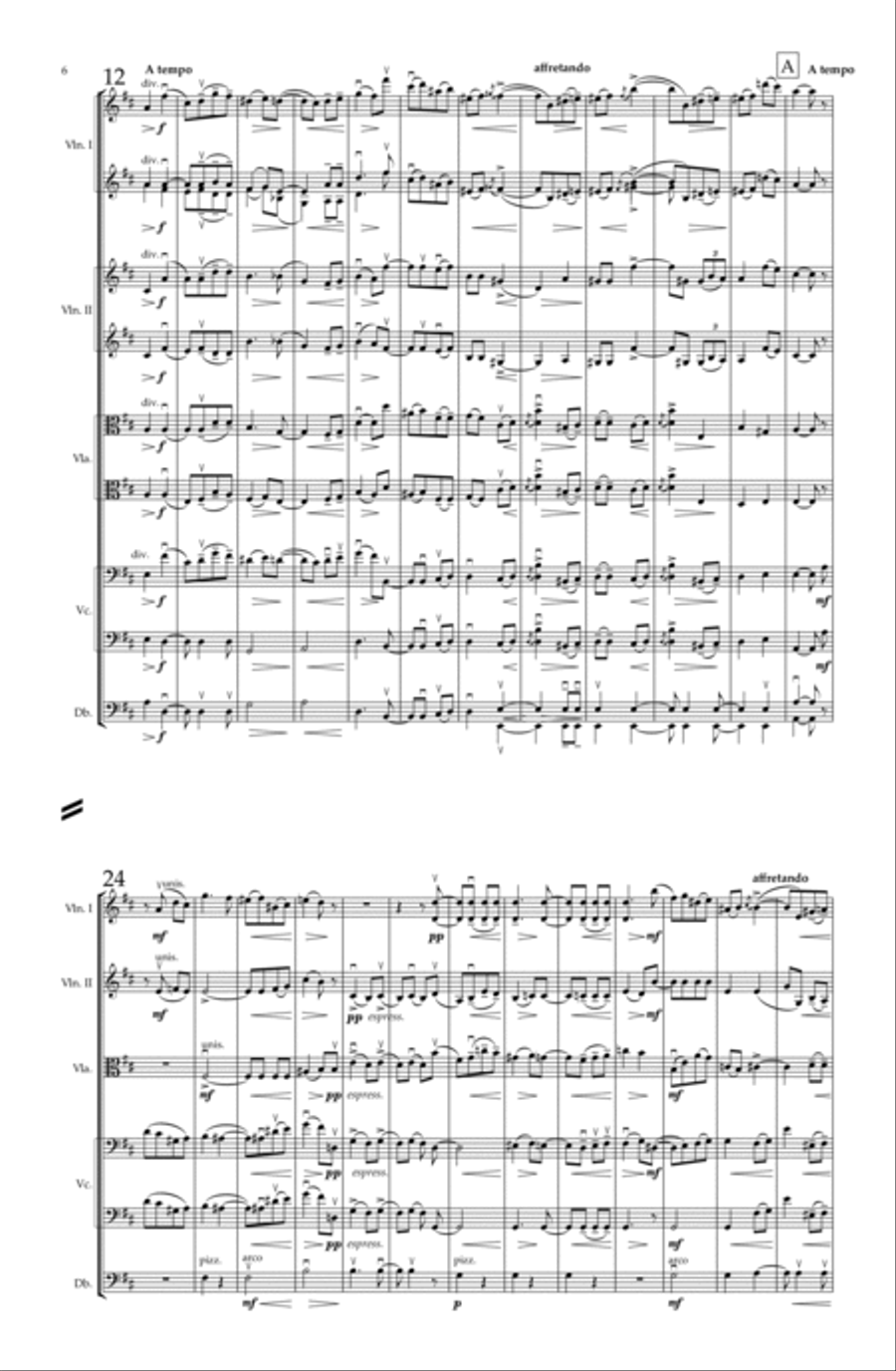 Reinecke Serenade for Strings Op. 242 String Orchestra scores gallery preview page 6