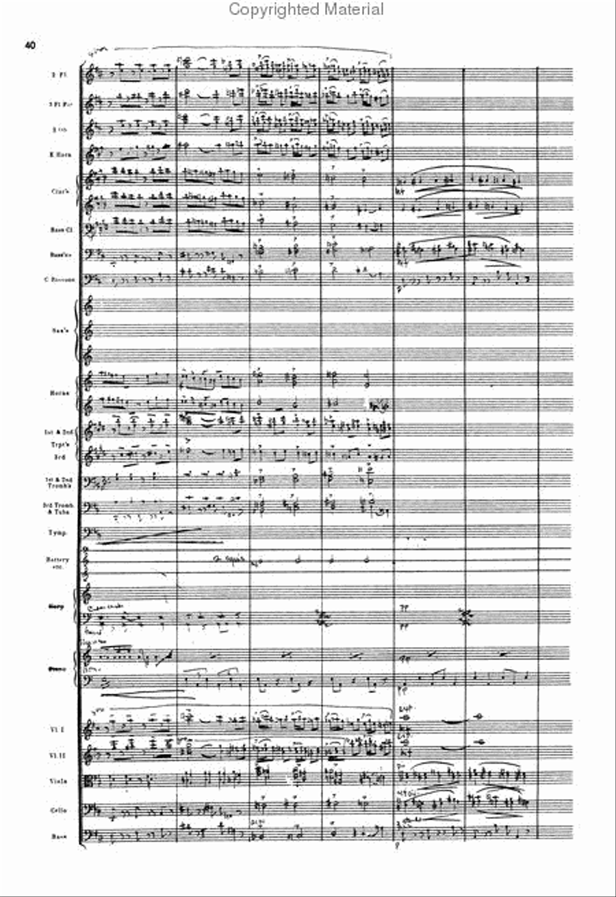 Cuban Overture Full Orchestra scores gallery preview page 4