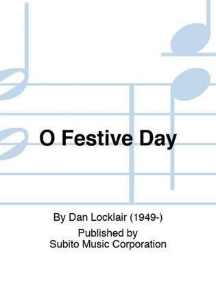 Book cover for O Festive Day