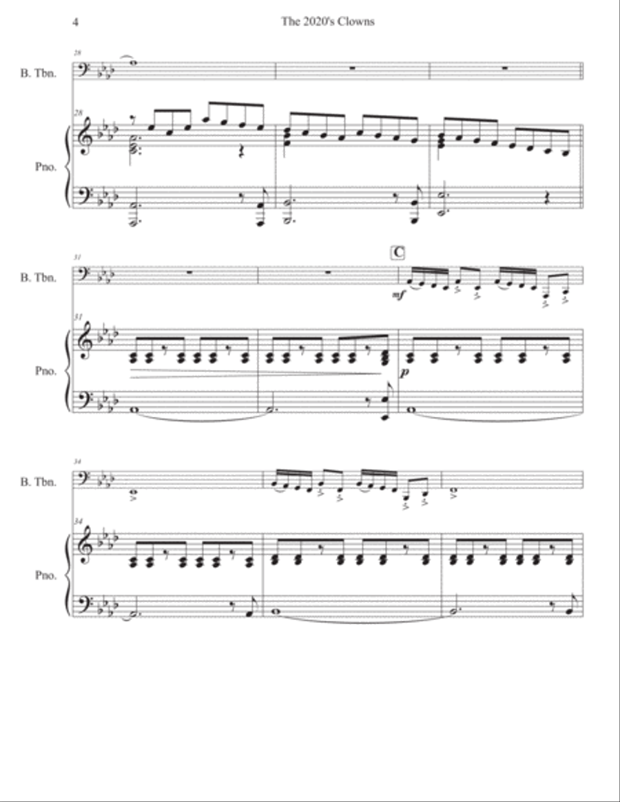 The 2020's Clowns The 2020's Clowns Piano scores gallery preview page 5