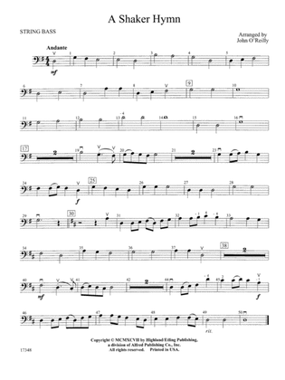 A Shaker Hymn: String Bass