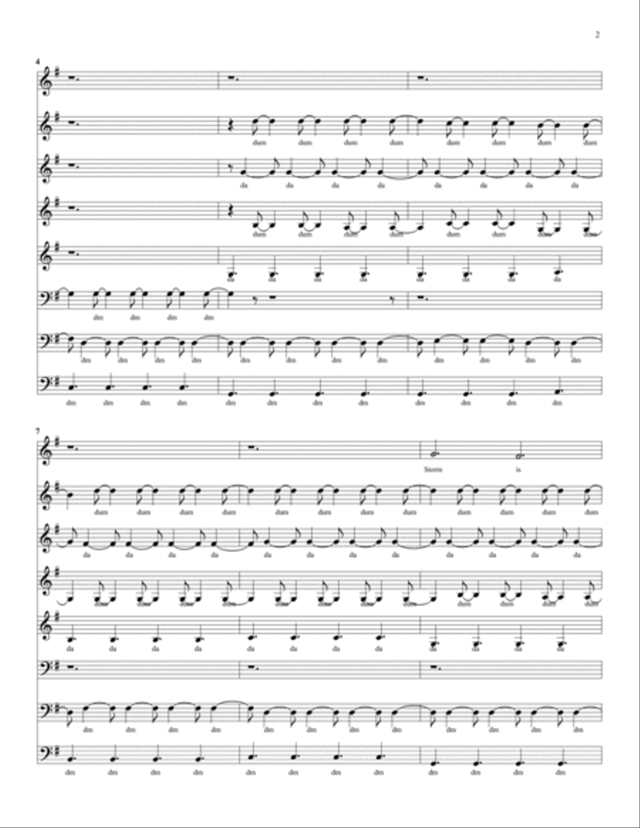 Keep Breathing Keep Breathing 4-Part scores gallery preview page 2