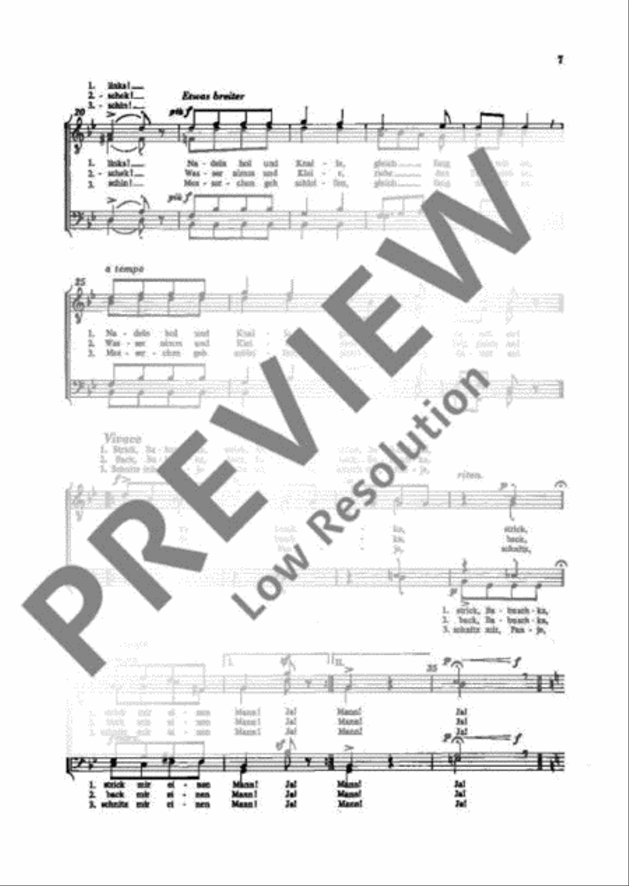 Grasshoffiade TTBB scores gallery preview page 8