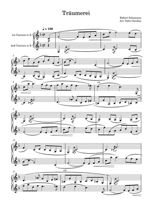 R.Schumann: Träumerei for two clarinet