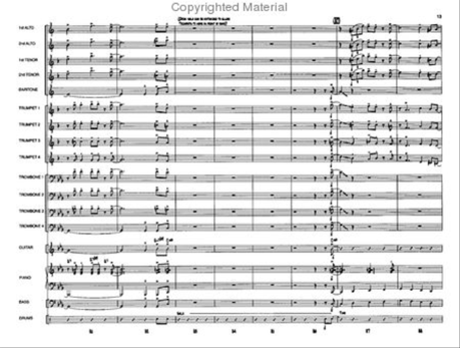 Chasin' Bill Jazz Ensemble scores gallery preview page 12