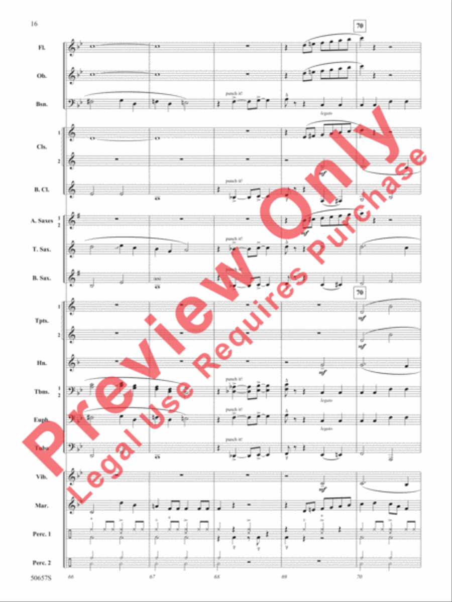 You Better Sleigh! You Better Sleigh! Concert Band scores gallery preview page 17