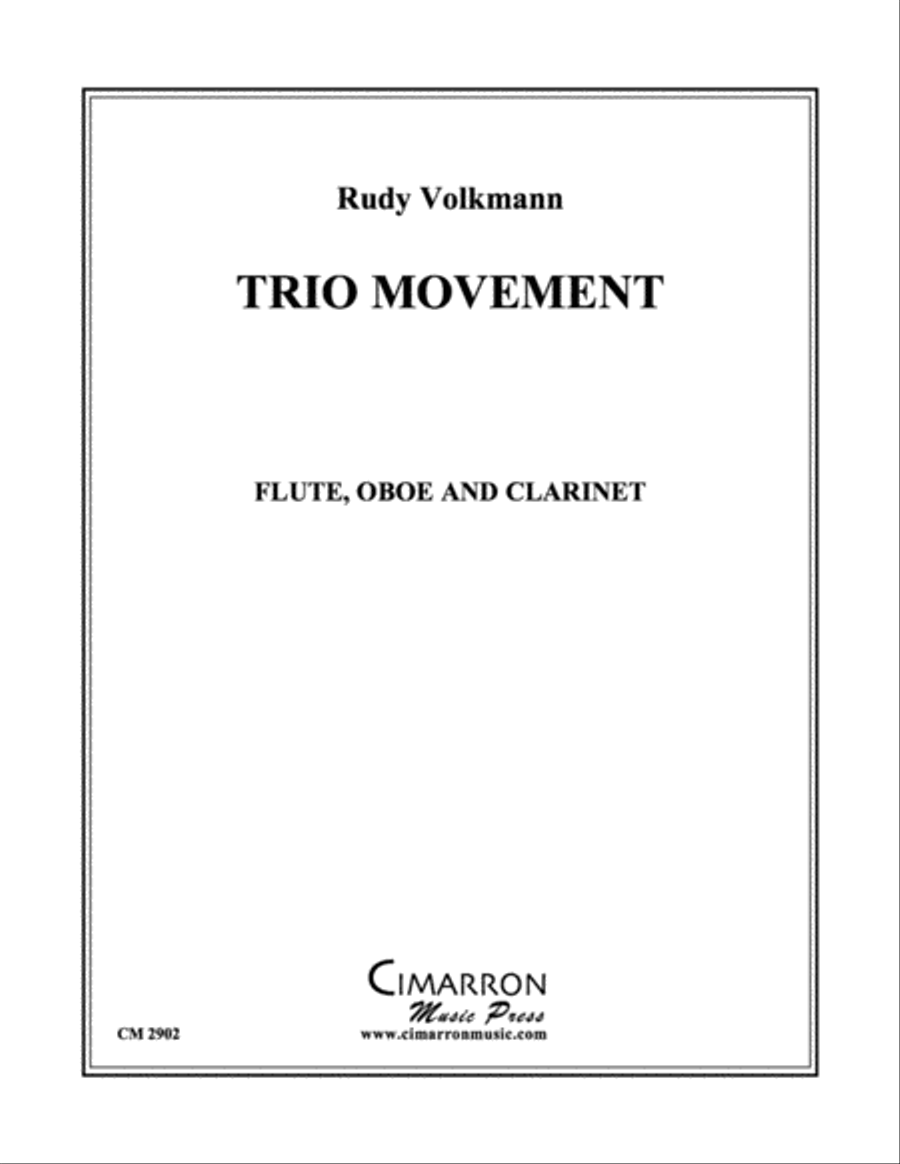 Trio Movement Trio Movement Woodwind Trio scores gallery preview page 1