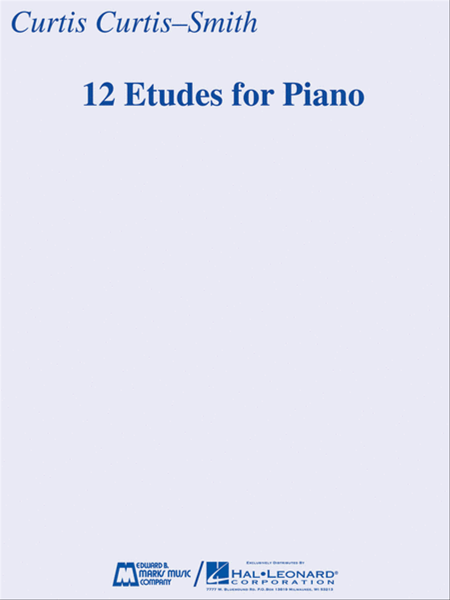 12 Etudes for Piano Piano Method scores gallery preview page 1