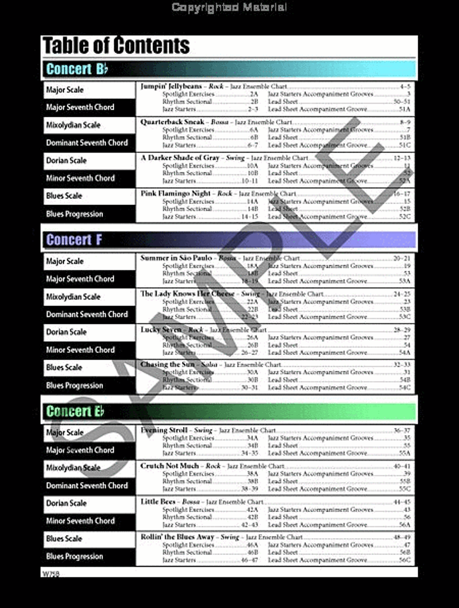 First Place for Jazz Bass Collection / Songbook scores gallery preview page 2