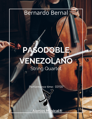 Pasodoble Venezolano - String Quartet (Score and Parts)
