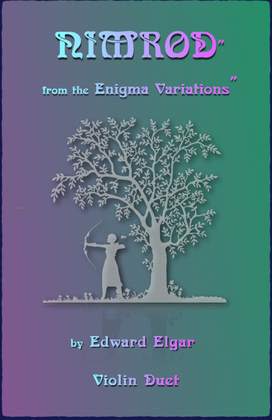 Book cover for Nimrod, from the Enigma Variations by Elgar, Violin Duet