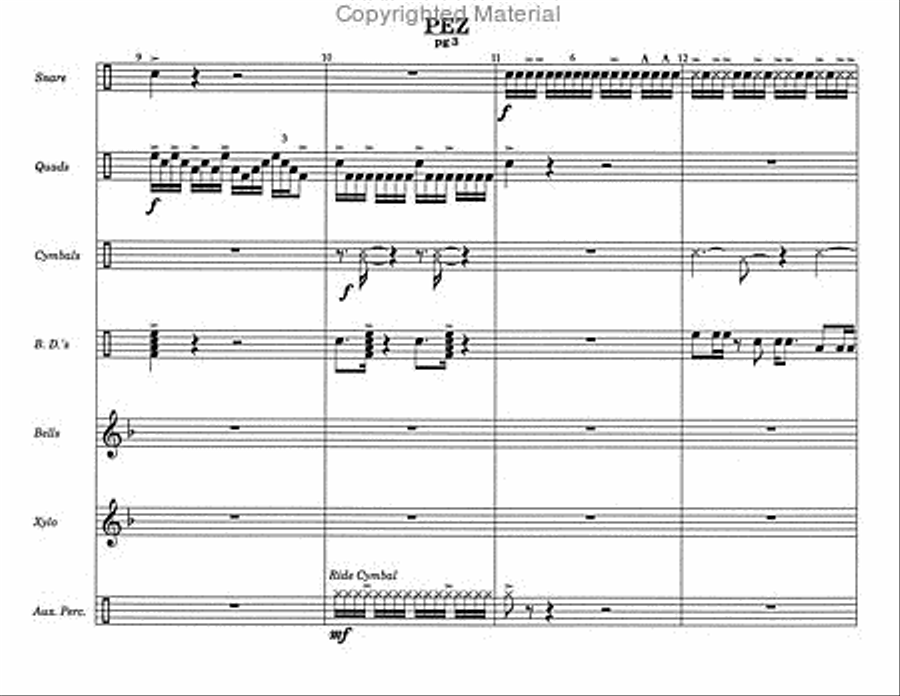 Pez Pez Percussion Ensemble scores gallery preview page 5