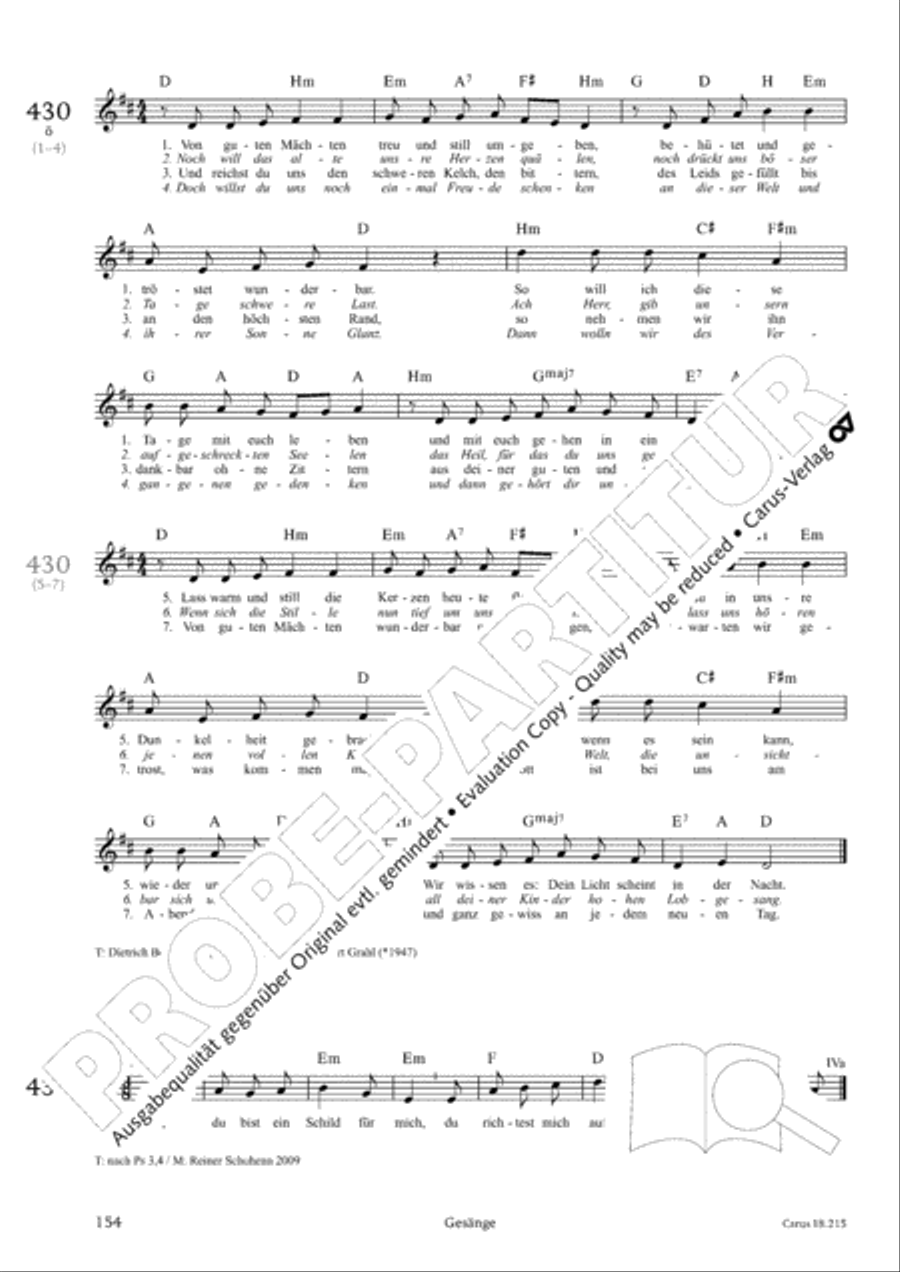 Gitarrenbuch zum Gotteslob Guitar scores gallery preview page 145