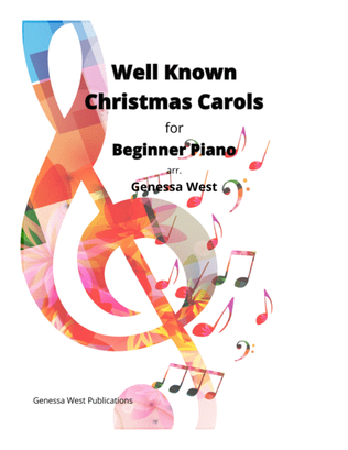 Well Known Christmas Carols For Beginner Piano