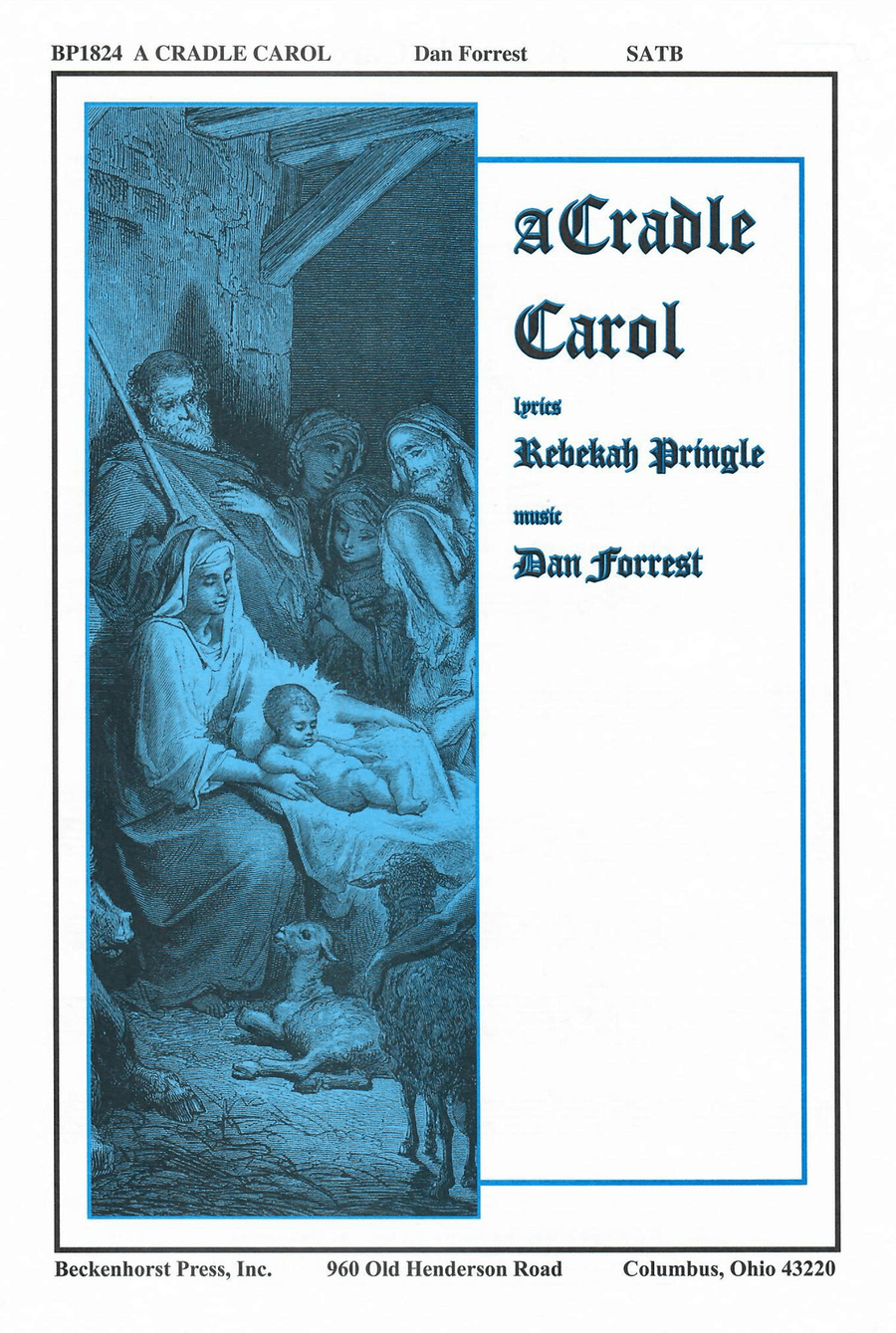 A Cradle Carol 4-Part scores gallery preview page 1