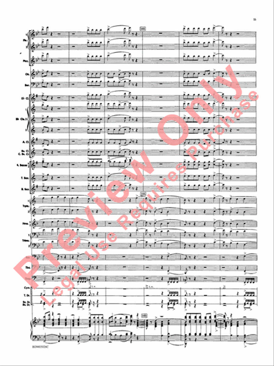 Festivo - Cs Concert Band scores gallery preview page 28