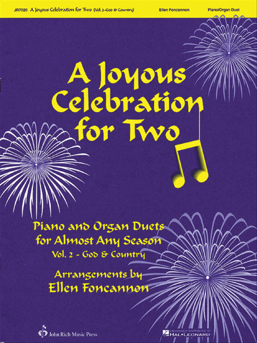A Joyous Celebration for Two - Volume 2: God & Country Organ scores gallery preview page 1