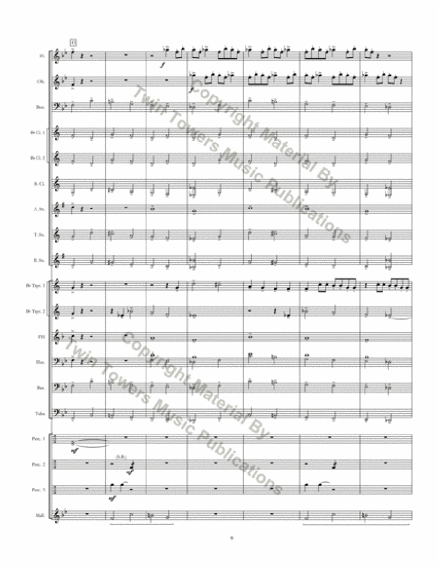 Running With Scissors Concert Band scores gallery preview page 10