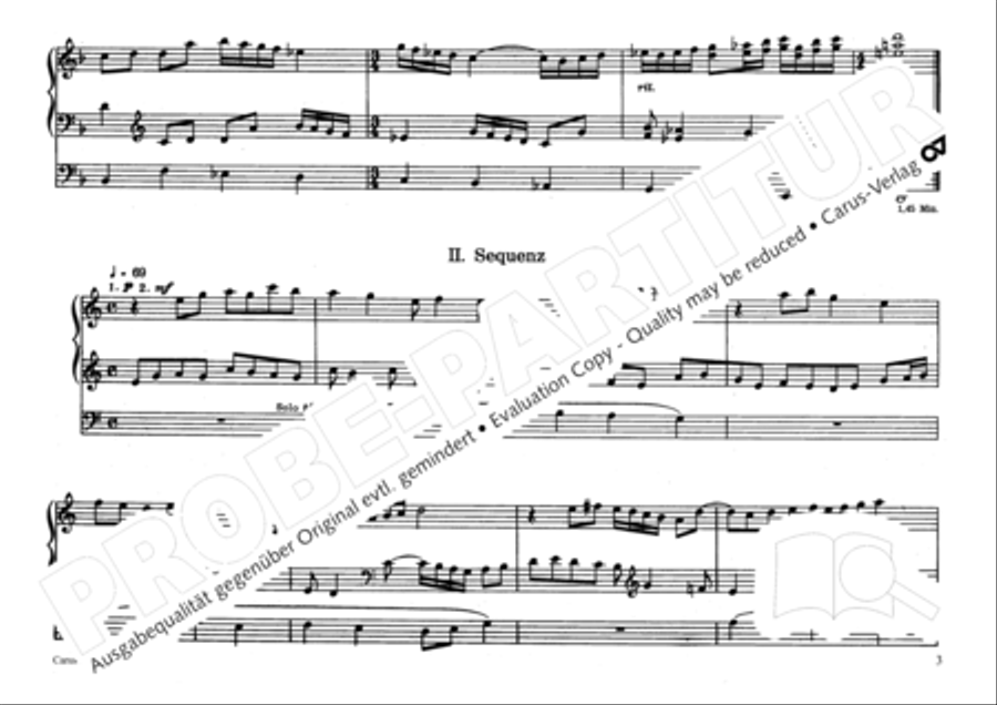 Gregorianische Miniaturen fur Orgel Organ Solo scores gallery preview page 8