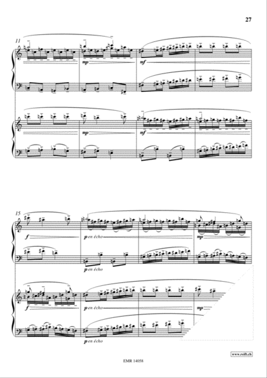 Fantasia Fantasia Piano Duet scores gallery preview page 8