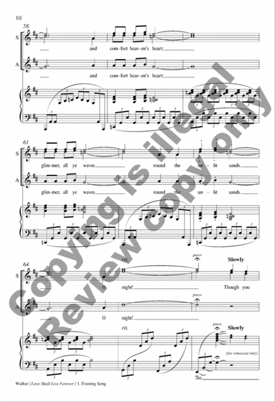 Love Shall Live Forever SSAA scores gallery preview page 11